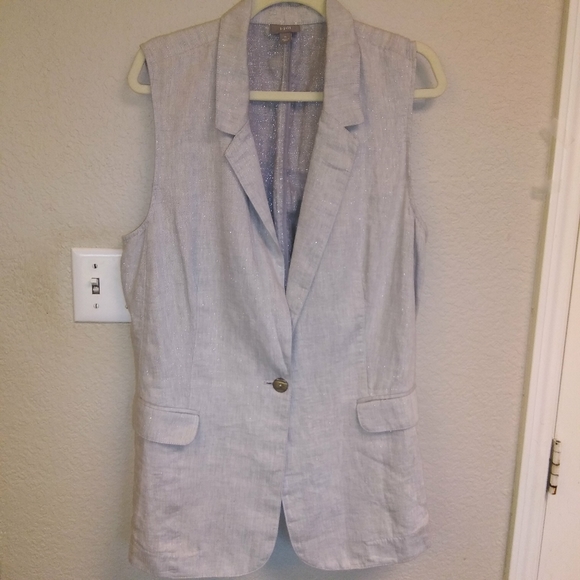 J. Jill sleeveless vest - Picture 1 of 6